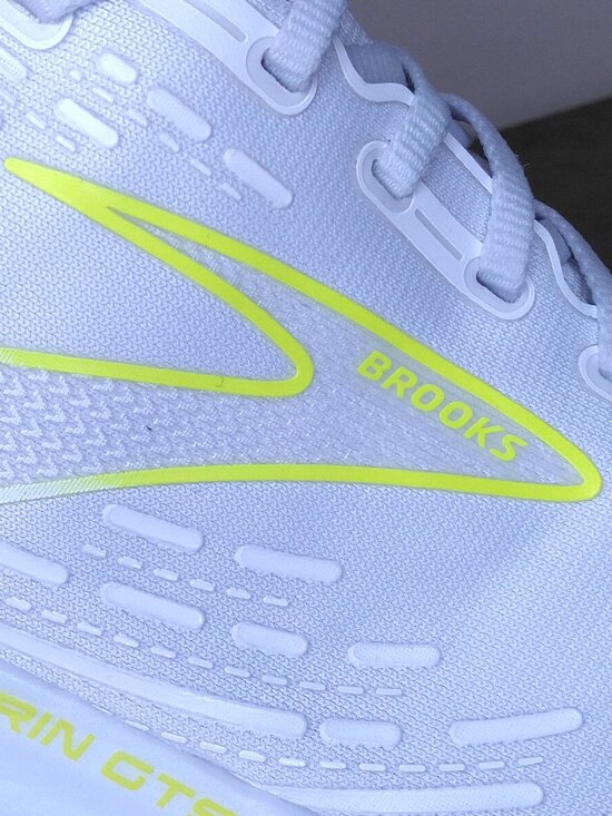BROOKS Glycerin GTS 20 Shoes Mens SIZE 14 1103831D135 WHITE Neon Yellow RUNNING main image 14